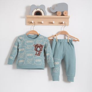 Tepláková souprava 2183, zelená